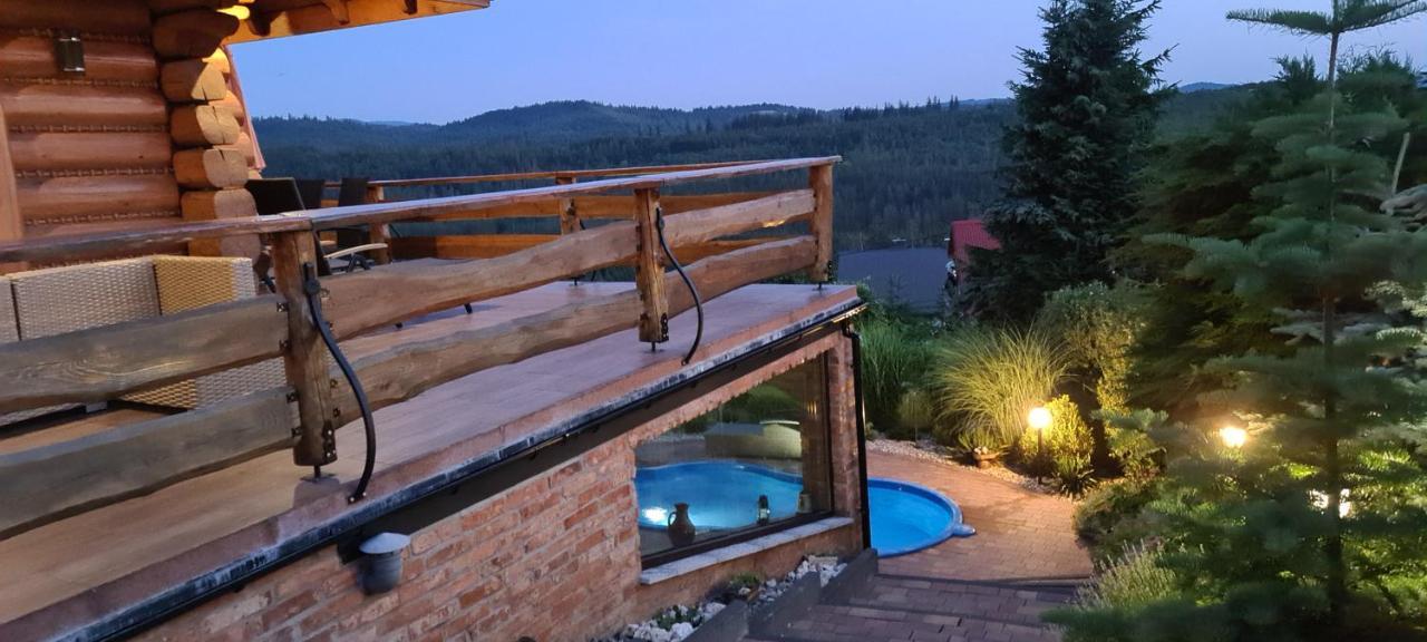 Chata W Grapie Koniaków Exterior foto